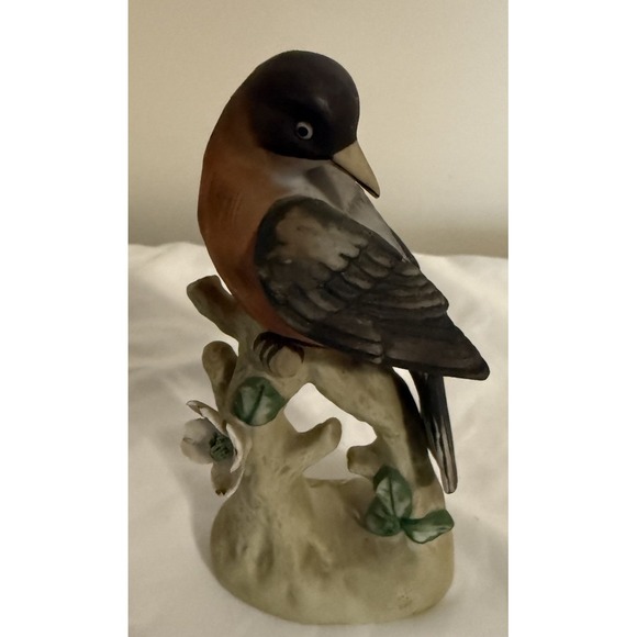 Lefton China Hand Painted Porcelain Figurine‎ Red Robin KW 464 - Picture 1 of 4